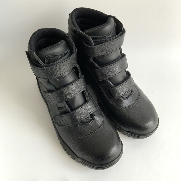 Propet Leather High-top Waterproof Wide Width Boots Black Men 10.5 main image 10